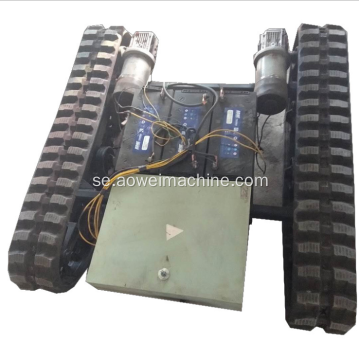 RC-underredssystem av gummi- eller stålrobot för Mining Drill Rig-jordbruk med fjärrkontroll